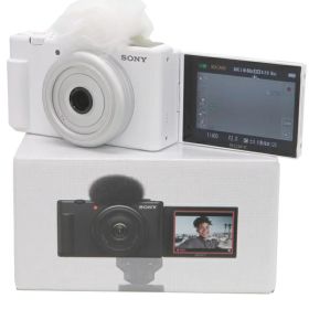 【SONY】ソニー『VLOGCAM ZV-1F / ホワイト』ZV-1F(W) 2022年10月発売 コンパクトデジタルカメラ 1週間保証【中古】