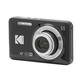 KODAK (コダック) PIXPRO 使いやすい ズーム FZ55-BK 16MP デジタルカメラ 光学5倍ズーム 広角 28mm 2.7