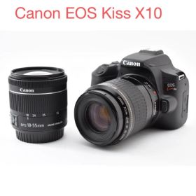 長期保証付/Canon EOS Kiss X10 標準&望遠ダブルレンズセット