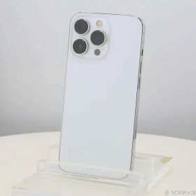 【中古】Apple(アップル) iPhone13 Pro 128GB シルバー NLUF3J／A SIMフリー 【297-ud】