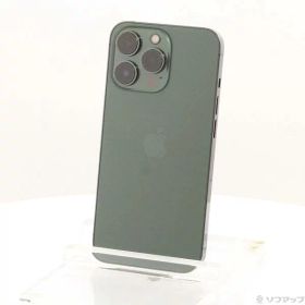 【中古】Apple(アップル) iPhone13 Pro 128GB アルパイングリーン MNDX3J／A SIMフリー 【269-ud】