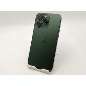 【中古】Apple docomo 【SIMフリー】 iPhone 13 Pro 128GB アルパイングリーン MNDX3J/A【ECセンター】保証期間1ヶ月【ランクB】