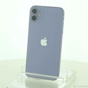 【中古】Apple(アップル) iPhone11 64GB パープル MWLX2J／A SoftBank 【371-ud】