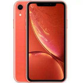 【中古】Bランク【やや傷や汚れあり】 SIMフリー iPhoneXR 256GB コーラル 本体のみ 利用制限〇(白ロム) 送料無料