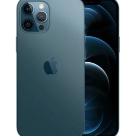 【中古】【安心保証】 iPhone12 Pro Max[128GB] 楽天モバイル パシフィックブルー
