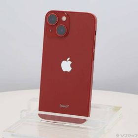 【中古】Apple(アップル) iPhone13 mini 128GB プロダクトレッド MLJG3J／A SIMフリー 【297-ud】