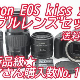◆新品級③◆過去最大級の大SALE◆ Canon EOS Kiss x9 ダブル