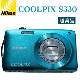 【超美品】NIKON COOLPIX S3300 ターコイズブルー デジカメ