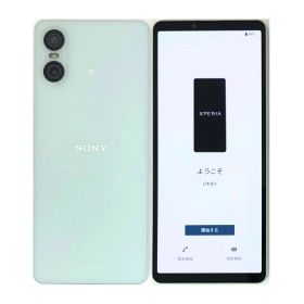 【中古】 SONY Xperia 10 VI SOG14 Blue ブルー 128GB au SIMフリー 白ロム 本体
