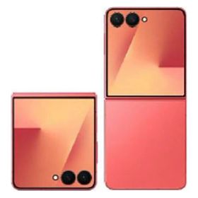 【中古】【安心保証】 Galaxy Z Flip7 SM-F766Q[256GB] SIMフリー コーラルレッド