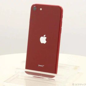 【中古】Apple(アップル) iPhone SE 第3世代 64GB プロダクトレッド MMYE3J／A SIMフリー 【368-ud】