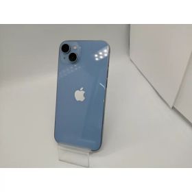 【中古】Apple 国内版 【SIMフリー】 iPhone 14 Plus 128GB ブルー MQ4H3J/A【OSU301】保証期間1ヶ月【ランクC】