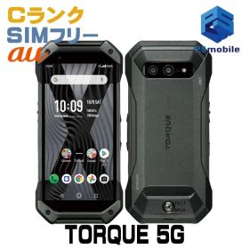 【中古】KYG01 TORQUE 5G【格安 利用制限○】 SIMフリー ブラック au エーユー 京セラ 035185-スマートホン スマートフォン スマホ 携帯電話 白ロム 本体 格安