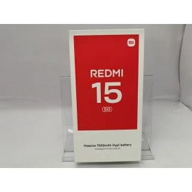 【未使用】Xiaomi SoftBank 【SIMフリー】 REDMI 15 5G リップルグリーン 4GB 128GB【池袋東口】保証期間3ヶ月