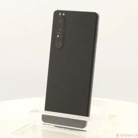 【中古】SONY(ソニー) Xperia 1 III 256GB フロストブラック SOG03 auロック解除SIMフリー 【368-ud】