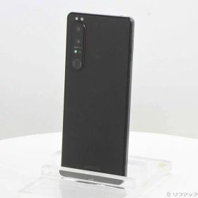【中古】SONY(ソニー) Xperia 1 III 256GB フロストブラック SOG03 auロック解除SIMフリー 【196-ud】