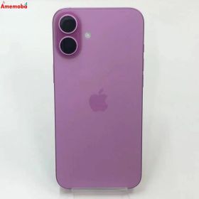 【中古】iPhone16 Plus 128GB ピンク 3N345J/A AU版SIMフリー 美品