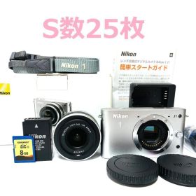 【ほぼ新品】 Nikon1 J1 シルバー 10-30mm VR レンズキット