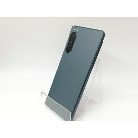 【中古】SONY au 【SIMフリー】 Xperia 5 IV 8GB 128GB SOG09 グリーン【戸塚】保証期間1ヶ月【ランクC】