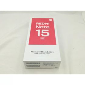 【未使用】Xiaomi 国内版 【SIMフリー】 Redmi Note 15 5G ミストパープル 8GB 512GB【川崎】保証期間3ヶ月