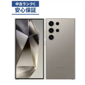 【中古】【可】 Galaxy S24 Ultra SCG26 チタニウム グレー au版 【安心30日保証】 本体 白ロム CCコネクト