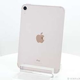 〔中古品〕 iPad mini 第6世代 256GB ピンク MLX93J／A SIMフリー ［8.3インチ液晶／A15-Bionic］〔中古品〕 iPad mini 第6世代 256GB ピンク MLX93J／A SIMフリー ［8.3インチ液晶／A15-Bionic］