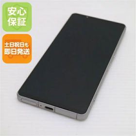 【中古】超美品 SIMフリー Xperia 1 VI 12GB 256GB プラチナシルバー スマホ SONY 安心保証 即日発送 土日祝発送OK