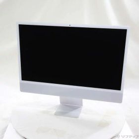 【中古】Apple(アップル) iMac 24-inch Mid-2021 MGPC3J／A Apple M1 8コアCPU_8コアGPU 8GB SSD256GB シルバー 〔macOS v15.7.9〕 【258-ud】