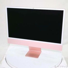 【中古】Apple(アップル) iMac 24-inch Mid-2021 MJVA3J／A Apple M1 8コアCPU_7コアGPU 8GB SSD256GB ピンク 〔12.7 Monterey〕 【258-ud】