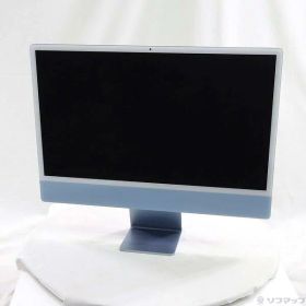 【中古】Apple(アップル) iMac 24-inch Mid-2021 MJV93J／A Apple M1 8コアCPU_7コアGPU 8GB SSD512GB ブルー 〔macOS v15.7.9〕 【258-ud】
