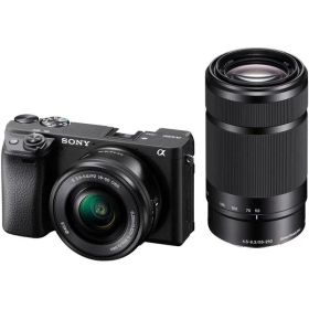 【中古】ソニー SONY ミラーレス一眼 α6400 ブラック ダブルズームレンズキット ブラック ILCE-6400Y B カメラ 中古 人気 おすすめ 高画質