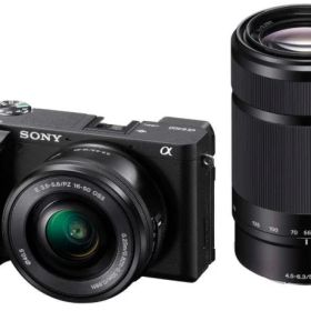 【中古】【1ヶ月保証】 ソニー SONY α6400 ダブルズームレンズキット ブラック ミラーレス一眼