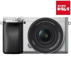 ソニー α6400 パワーズームレンズキット シルバー [ILCE-6400K S] SONY ミラーレス一眼カメラ APS-C 《納期約1－2週間》