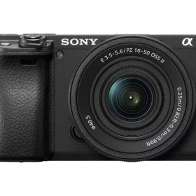 【中古】Sony Alpha a6400 ミラーレスカメラ 16-50mmレンズ付き ブラック