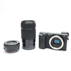 【中古品】《美品》SONY α6400 ダブルズームレンズキット ILCE-6400Y[デジタルカメラ]