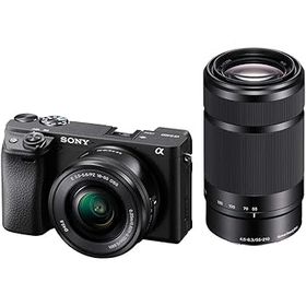 【中古】SONY(ソニー) ILCE-6400Y B APS-C ミラーレス一眼カメラ α6400 ダブルズームレンズキット(同梱レンズ:SELP1650+SEL55210) ブラック