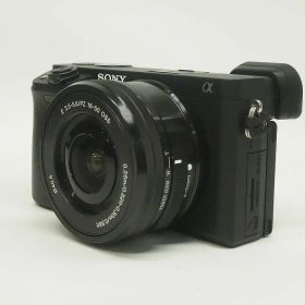 【中古】 (ソニー) SONY α6400 PZ16-50（ILCE-6400L B パワーズームレンズキツト）【中古カメラ デジタル一眼】 ランク：B