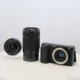 【中古】SONY(ソニー) α6400 ILCE-6400Y ダブルズームレンズキット ブラック 【295-ud】