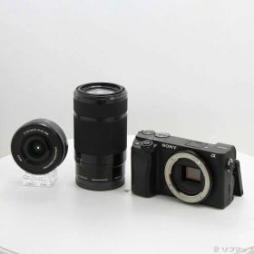 【中古】SONY(ソニー) α6400 ILCE-6400Y ダブルズームレンズキット ブラック 【368-ud】