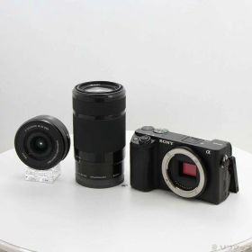 【中古】SONY(ソニー) α6400 ILCE-6400Y ダブルズームレンズキット ブラック 【352-ud】