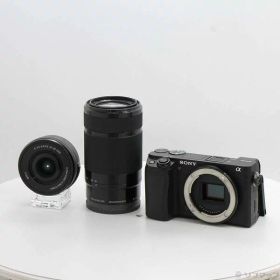 【中古】SONY(ソニー) α6400 ILCE-6400Y ダブルズームレンズキット ブラック 【344-ud】