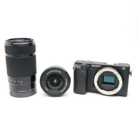 【中古品】《良品》SONY α6400 ダブルズームレンズキット ILCE-6400Y 【1-2群レンズ交換修理/各部点検済】[デジタルカメラ]
