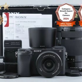 【中古】SONY ソニー α6400 ILCE-6400 ダブルズームレンズキット ブラック 元箱付き