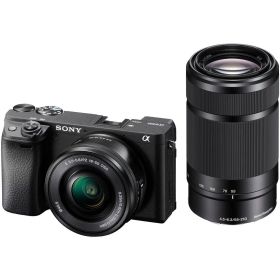 SONY(ソニー) ILCE-6400Y B APS-C ミラーレス一眼カメラ α6400 ダブルズームレンズキット(同梱レンズ:SELP1650+SEL55210) ブラック