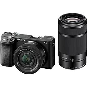 SONY(ソニー) α6400 ミラーレス一眼カメラ ブラック ILCE-6400X BQ ［ズームレンズ+ズームレンズ］ ILCE6400XBQ [代引不可]