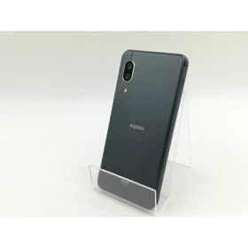 【中古】SHARP au 【SIMロックあり】 AQUOS sense3 ブラック 4GB 64GB SHV45【福岡筑紫】保証期間1ヶ月【ランクB】