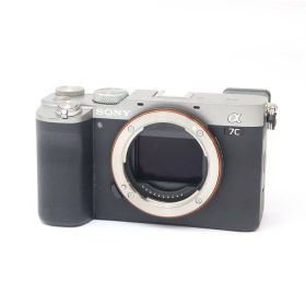 【中古品】《並品》 SONY α7C ボディ ILCE-7C シルバー 【SDスロット・ファインダーカバー部品交換/各部点検済】 [ デジタルカメラ ]