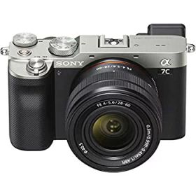 【中古】ソニー フルサイズミラーレス一眼 α7C レンズキット シルバー ILCE-7CL S【追いかける瞳AFで撮り逃さない】