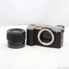 【中古】SONY(ソニー) α7C ズームレンズキット シルバー ILCE-7CL S 【297-ud】