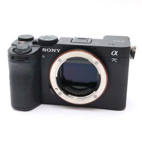 【中古品】《良品》SONY α7C II ボディ ILCE-7CM2 B【端子カバーユニット部品交換/各部点検済】【安心☆バッテリーは新品です！】[デジタルカメラ]